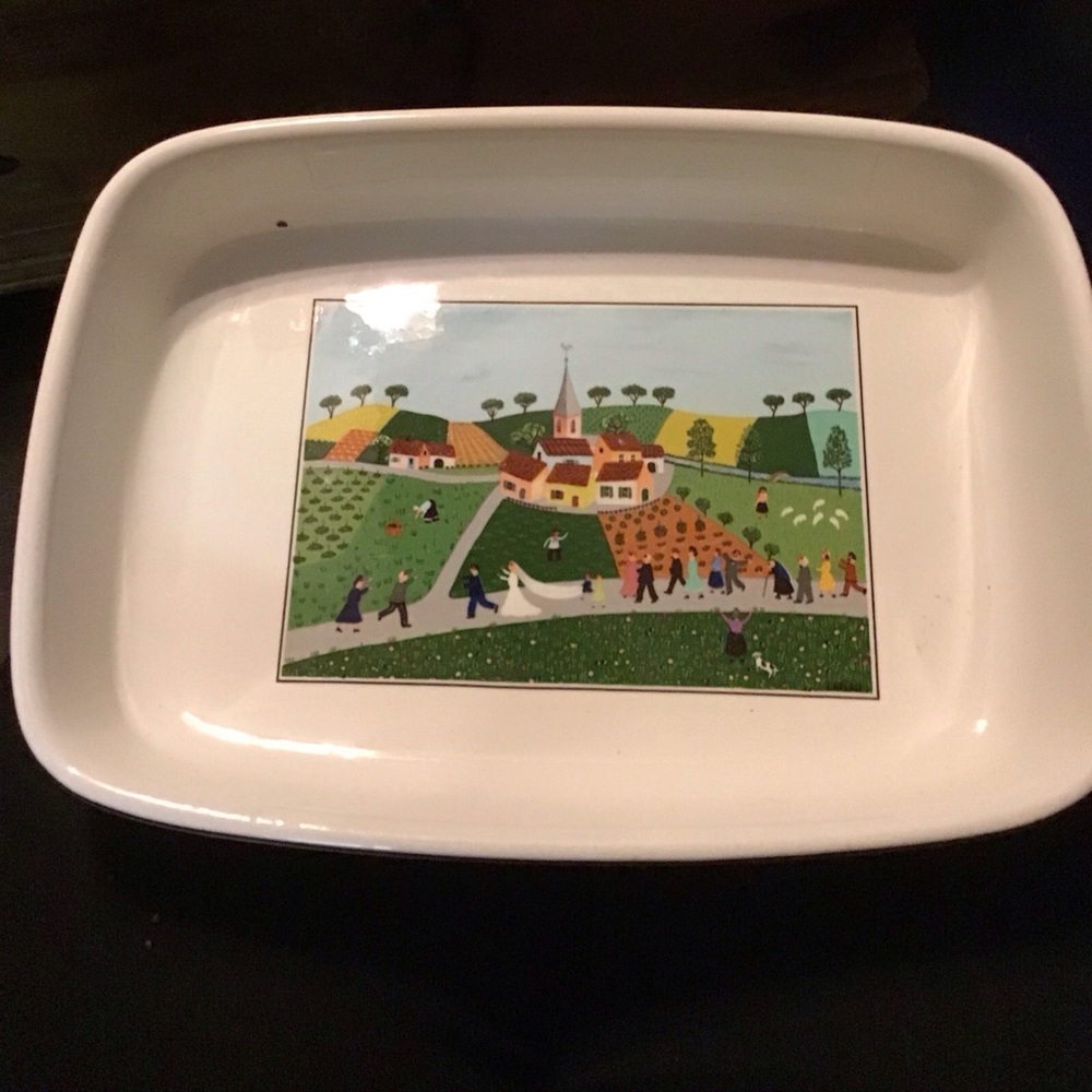 Villeroy & Boch Naif Lasagna Casserole Baking Dish Laplau 15 X 10.